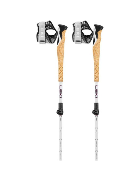 Bastões Leki CROSS TRAIL FX SUPERLITE COMP WHT-FE-Blk