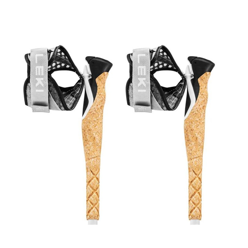 Bastões Leki CROSS TRAIL FX SUPERLITE COMP WHT-FE-Blk