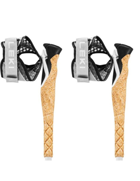 Bastões Leki CROSS TRAIL FX SUPERLITE COMP WHT-FE-Blk