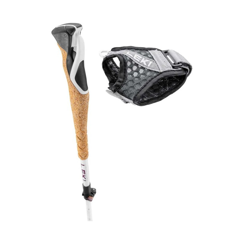 Bastones Leki CROSS TRAIL FX SUPERLITE COMP WHT-FE-Blk