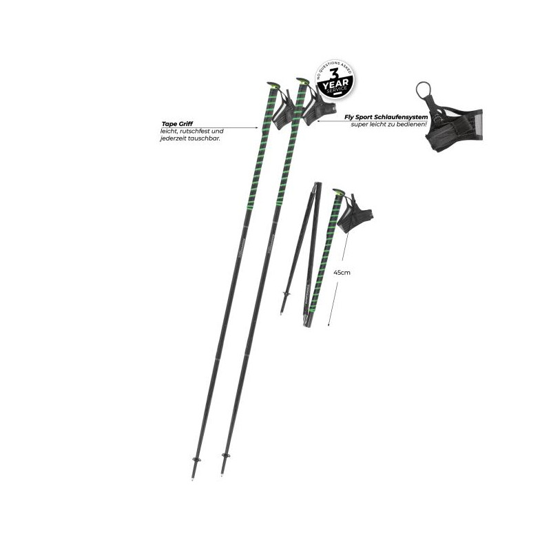 Botok Komperdell FXP COMPOSITE TRAIL - GREEN