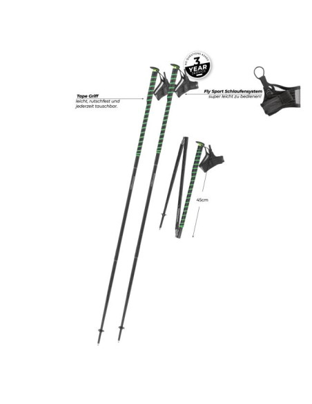 Bastoncini Komperdell FXP COMPOSITE TRAIL - GREEN