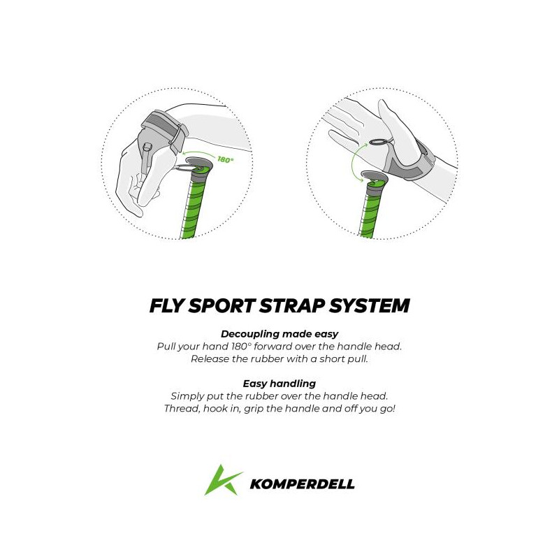 Botok Komperdell FXP COMPOSITE TRAIL - GREEN