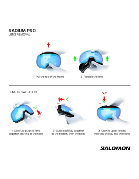 Gafas Salomon RADIUM PRO SIGMAPHOTO BLACK/PR