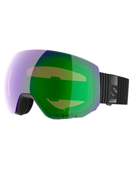 Maska Salomon RADIUM PRO SIGMA BLACK/EMERALD