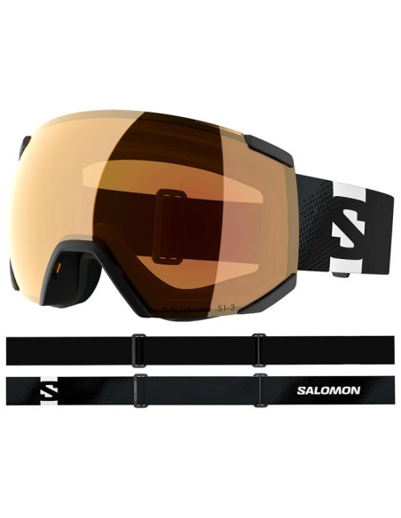 Bril Salomon RADIUM PHOTO BLACK/RED