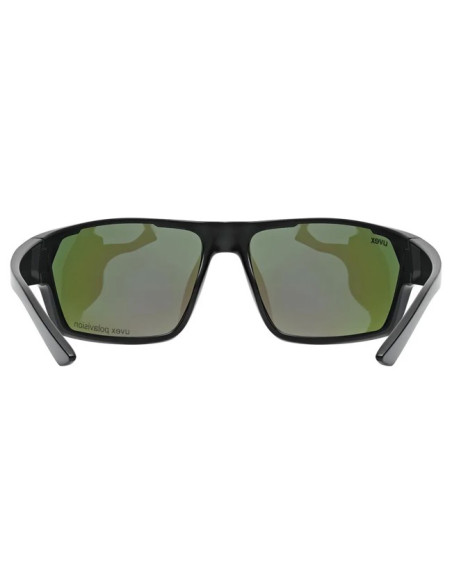 Occhiali Uvex 233 P black matt/green C3