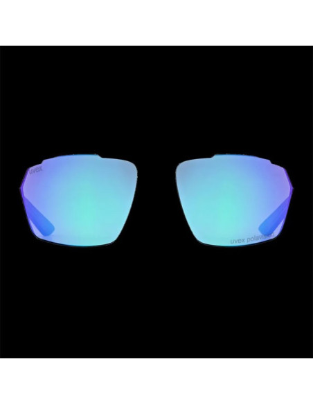 Glasses Uvex 233 P black matt/green C3