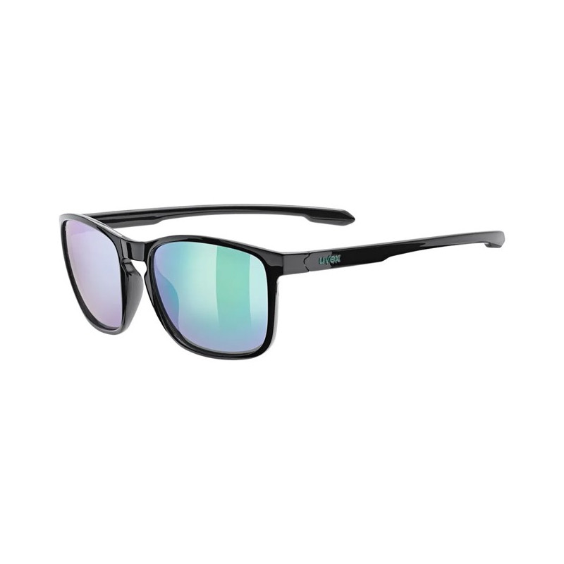 Brille Uvex lgl 52 black mat / silver