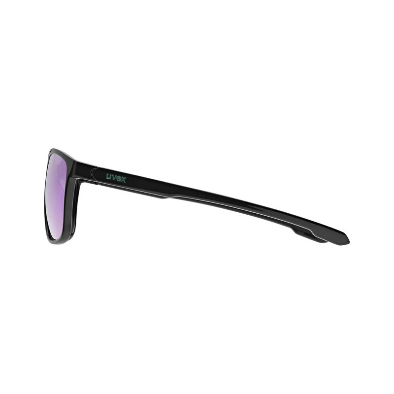 Brille Uvex lgl 52 black mat / silver