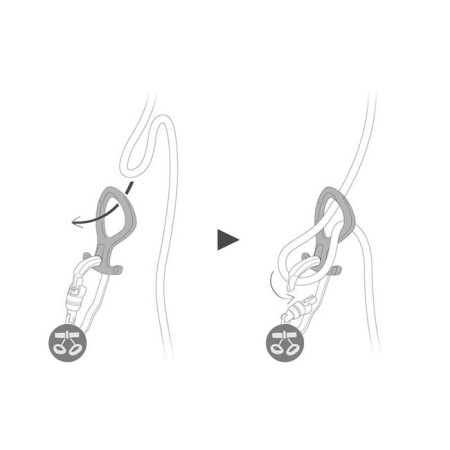 Zostupový systém Petzl Piraña Club 2