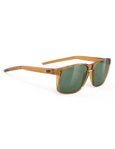 Gafas Rudy Project OVERLAP Crystal Butterscotch Green