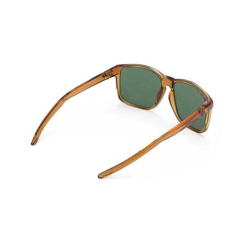 Brille Rudy Project OVERLAP Crystal Butterscotch Green
