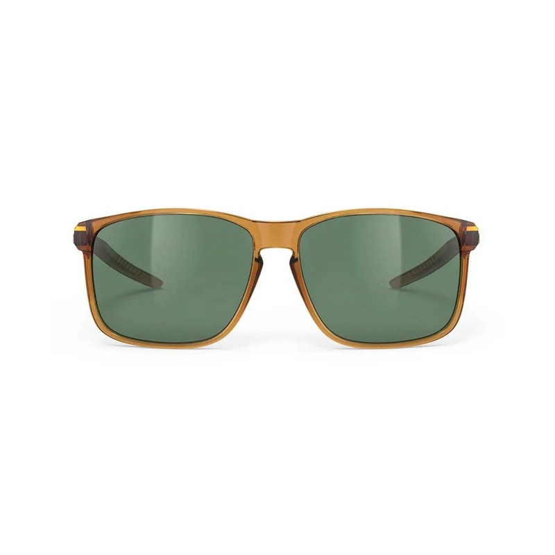 Gafas Rudy Project OVERLAP Crystal Butterscotch Green