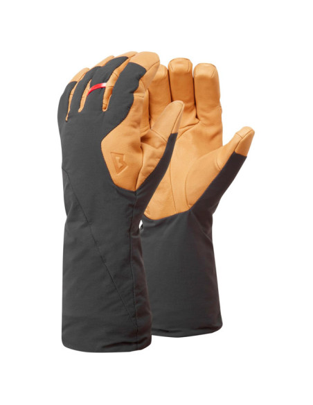 Guanti Mountain Equipment SERAC GAUNTLET Black/Tan
