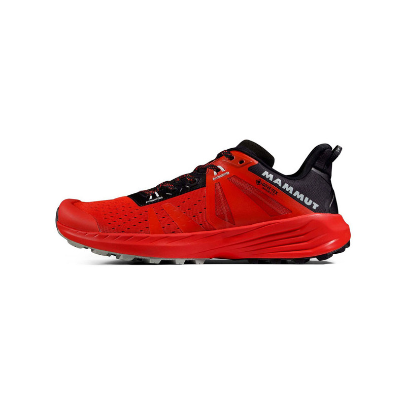 Wanderschuhe Mammut SAENTIS TR LOW GTX RED/BLACK