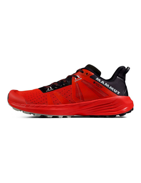 Wanderschuhe Mammut SAENTIS TR LOW GTX RED/BLACK