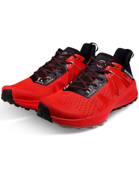 Turistická obuv Mammut SAENTIS TR LOW GTX RED/BLACK