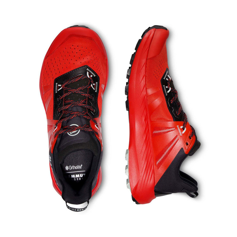 Turistická obuv Mammut SAENTIS TR LOW GTX RED/BLACK