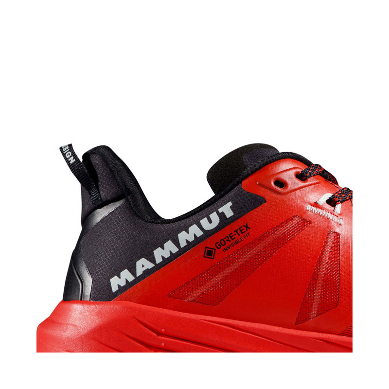 Wanderschuhe Mammut SAENTIS TR LOW GTX RED/BLACK