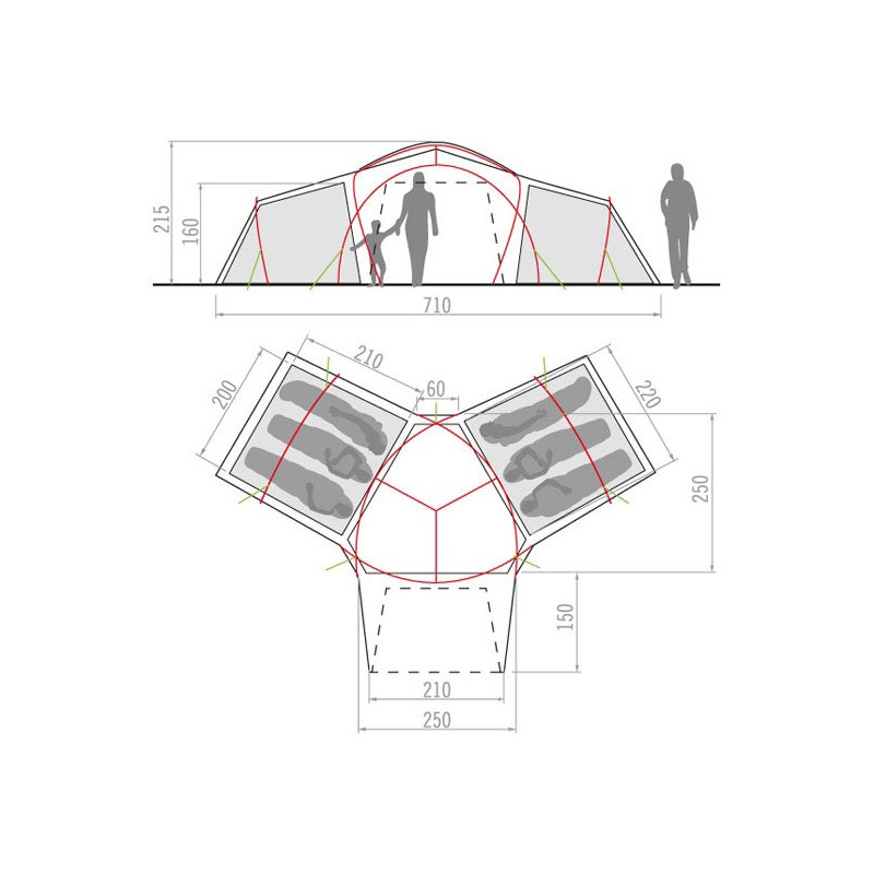 Vaude Badawi Long 6P