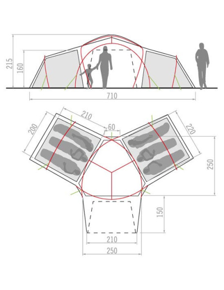 Vaude Badawi Long 6P