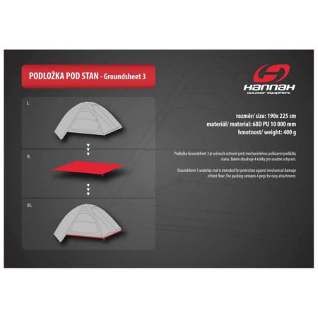 Grindys Hannah GROUNDSHEET 3 graphite