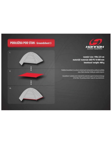 Ground Sheet Hannah GROUNDSHEET 3 graphite