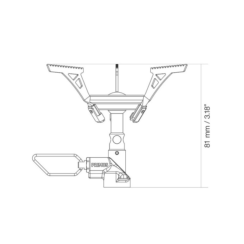 Bärbar spis Primus MICRON III