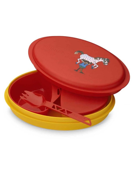 Sztućce Primus MEAL SET PIPPI Red