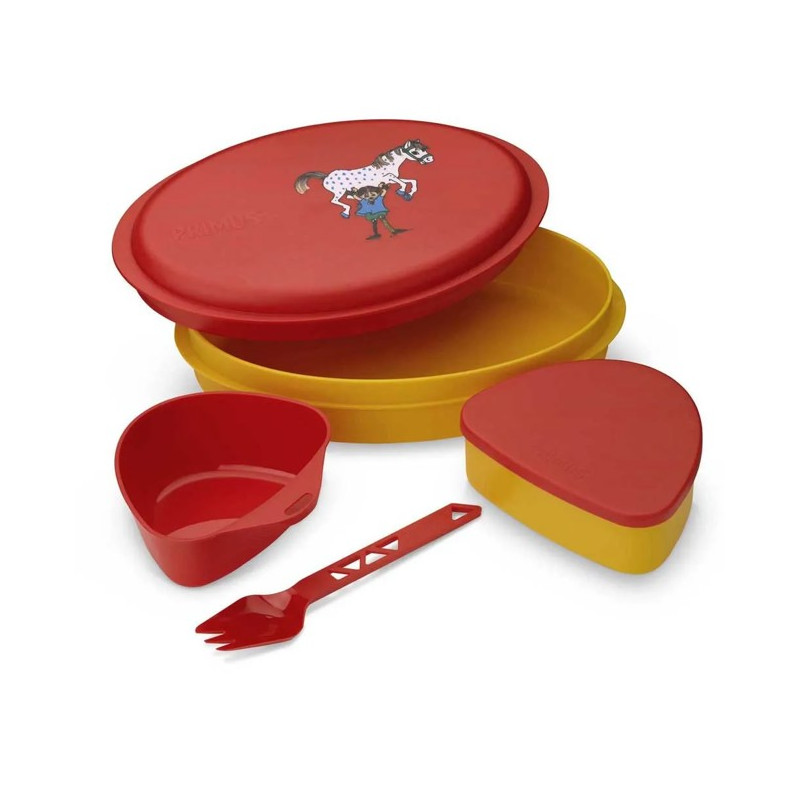 Sztućce Primus MEAL SET PIPPI Red