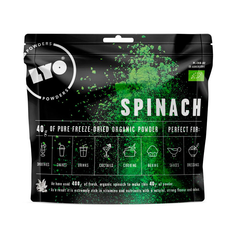 Lyofood Organic Spinach Powder 40 g