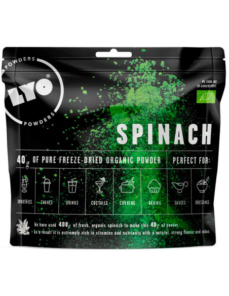 Lyofood Organic Spinach Powder 40 g