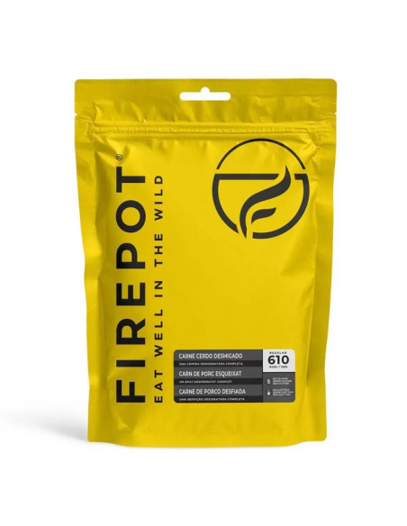 Comida liofilizada Firepot DESMENUZADO