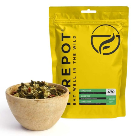 Comida liofilizada Firepot GUMBO VERDE 2