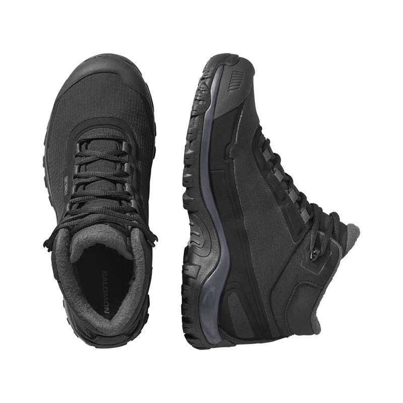 Støvler Salomon SHELTER WP W Black/Nine Iron/Excalibur