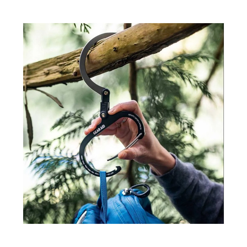 Mousqueton Gear Aid HEROCLIP L Stealth Black