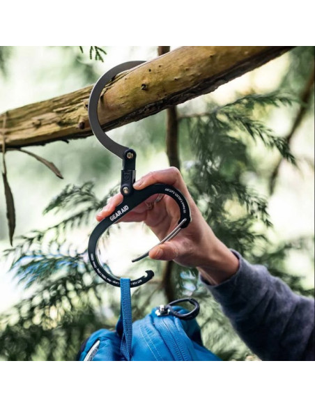 Mousqueton Gear Aid HEROCLIP L Stealth Black