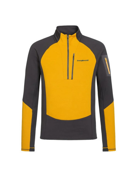 Pulóver Trangoworld MONCH Mostaza/Antracita