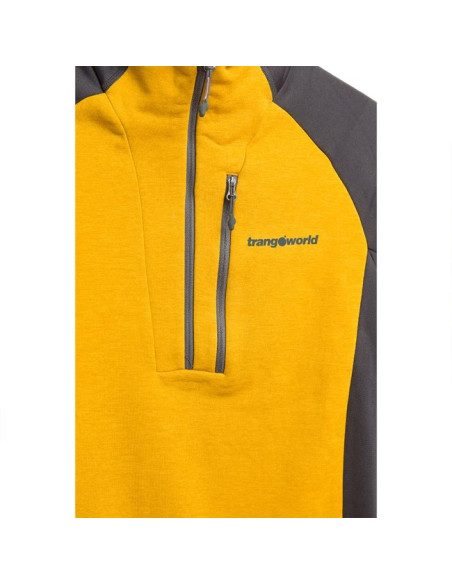 Pulóver Trangoworld MONCH Mostaza/Antracita