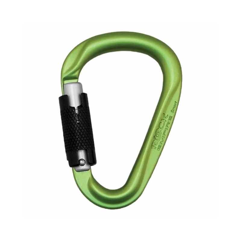Karabiner Rock Empire Smart Screw verde