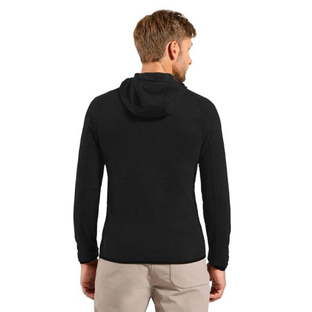 Pulóver Odlo MID LAYER HOODY FZ ASCENT Black 2