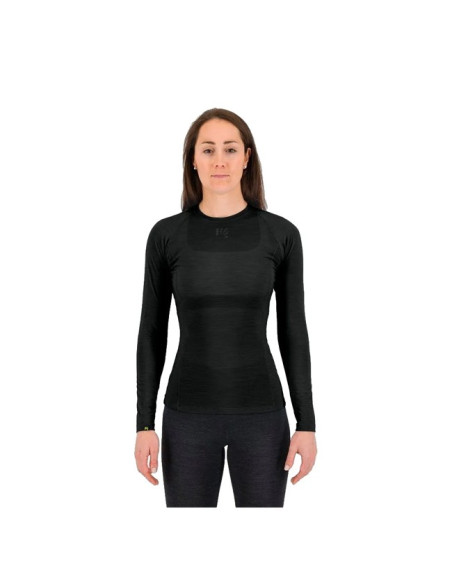 Pulover Karpos DINAMICO MERINO 180 W LS Black