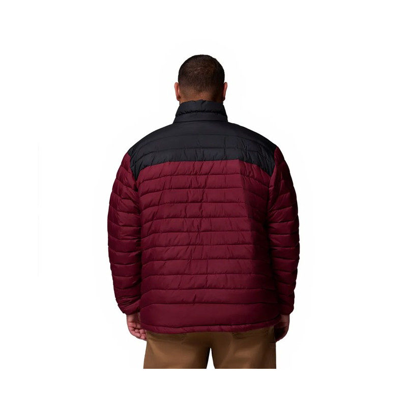 Jakke Columbia POWDER LITE II JKT Rich Wine, Black