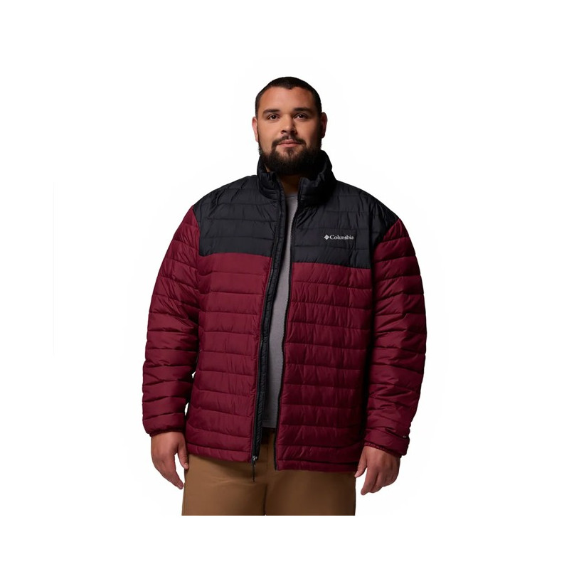 Kabát Columbia POWDER LITE II JKT Rich Wine, Black