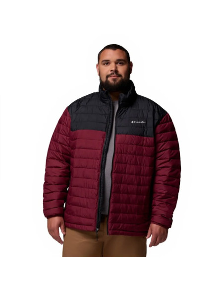 Kabát Columbia POWDER LITE II JKT Rich Wine, Black