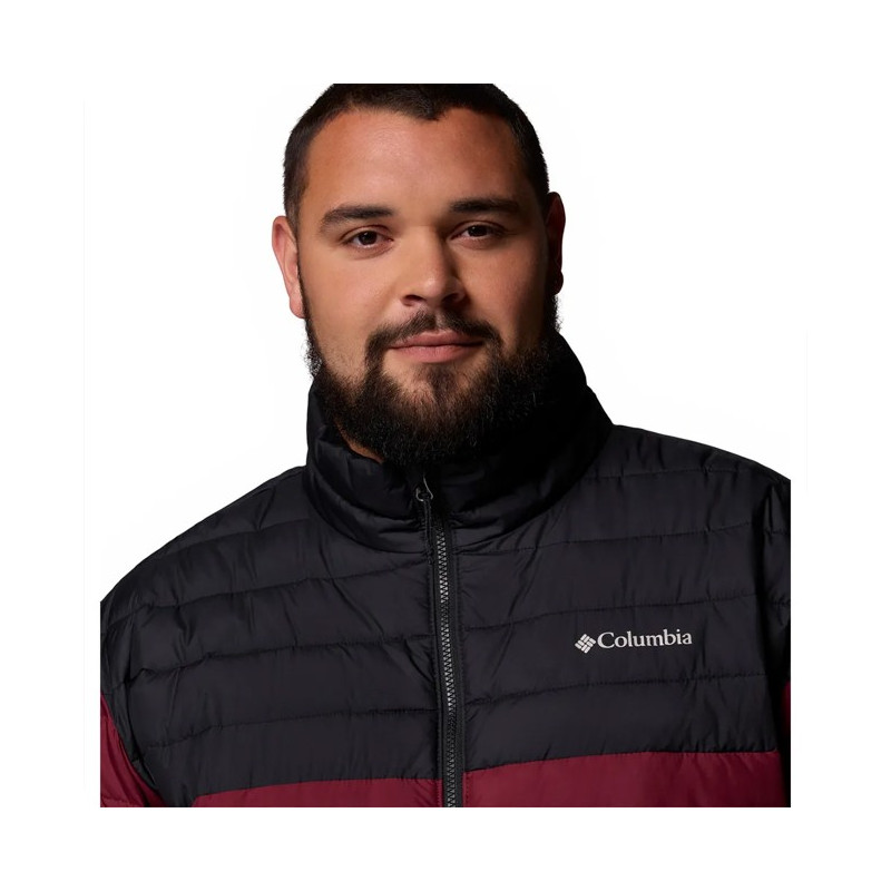 Jakna Columbia POWDER LITE II JKT Rich Wine, Black