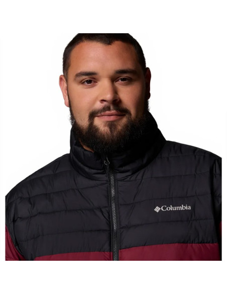 Kabát Columbia POWDER LITE II JKT Rich Wine, Black