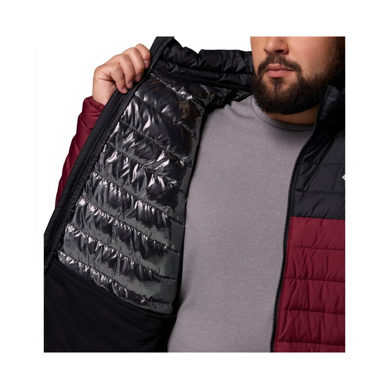 Chaqueta Columbia POWDER LITE II JKT Rich Wine, Black