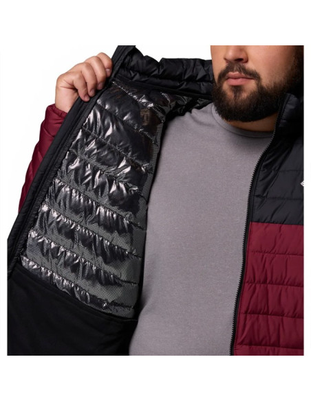 Chaqueta Columbia POWDER LITE II JKT Rich Wine, Black